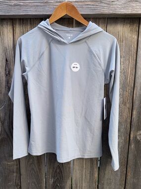 HURLEY HYBRID UPF HOODED LONG SLEEVE SIZE MEDIUM